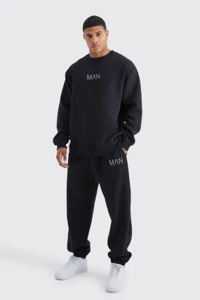 Original Man Oversized Sweatshirt Tracksuit