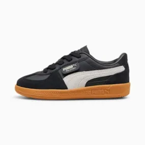 Palermo Leather Sneakers - Kids 4-8 years | PUMA Black-Feather Gray-Gum | PUMA Palermo | PUMA 