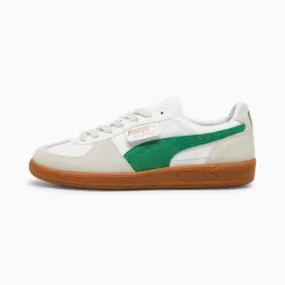 Palermo Leather Unisex Sneakers | PUMA White-Vapor Gray-Archive Green | PUMA Shop All Puma | PUMA 