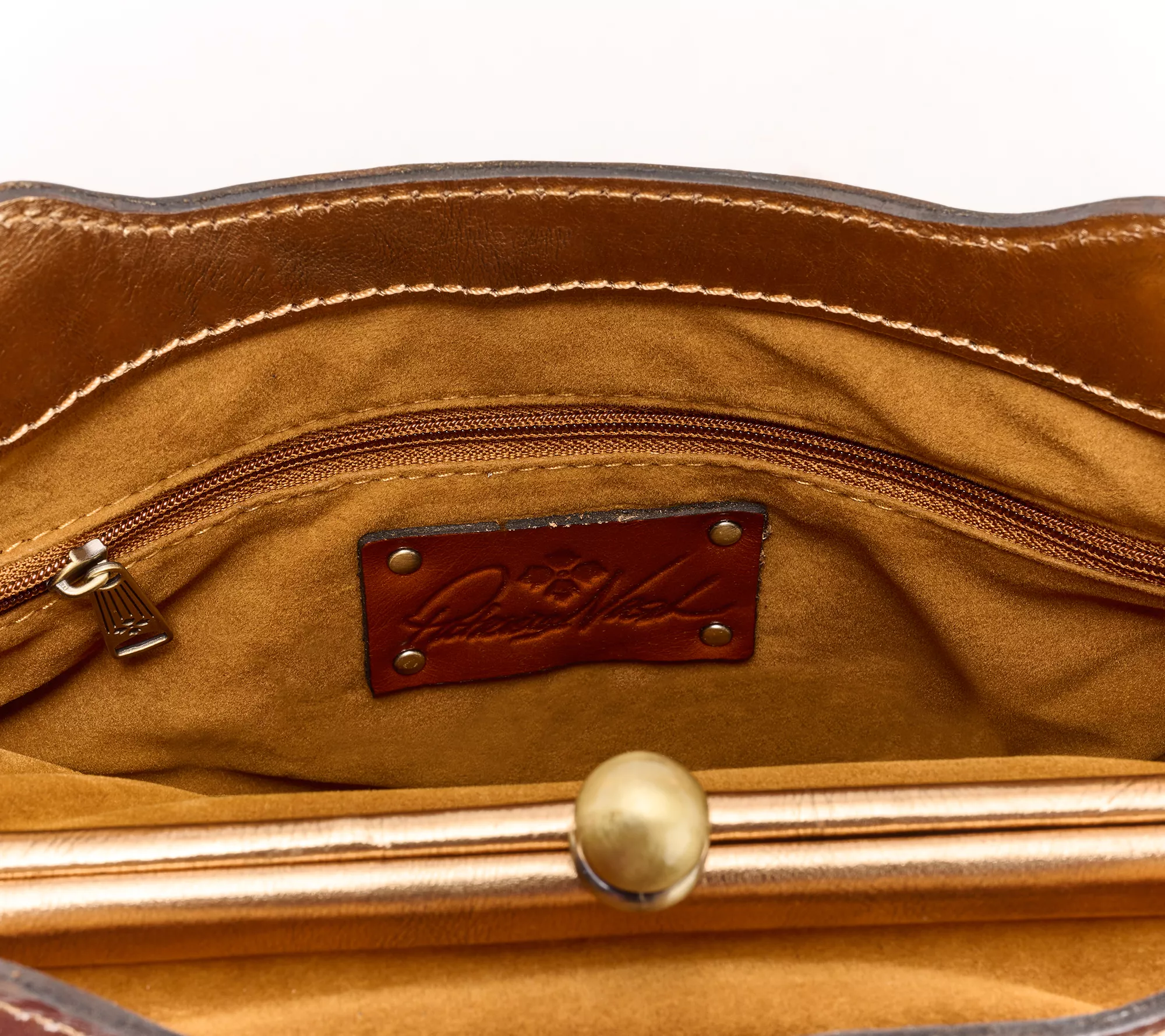 Patricia Nash Leather Vattaro Frame Bag