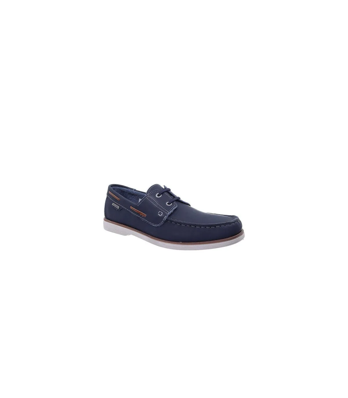 Pegada Mens Leathear Boat Shoes -Blue 141902-04