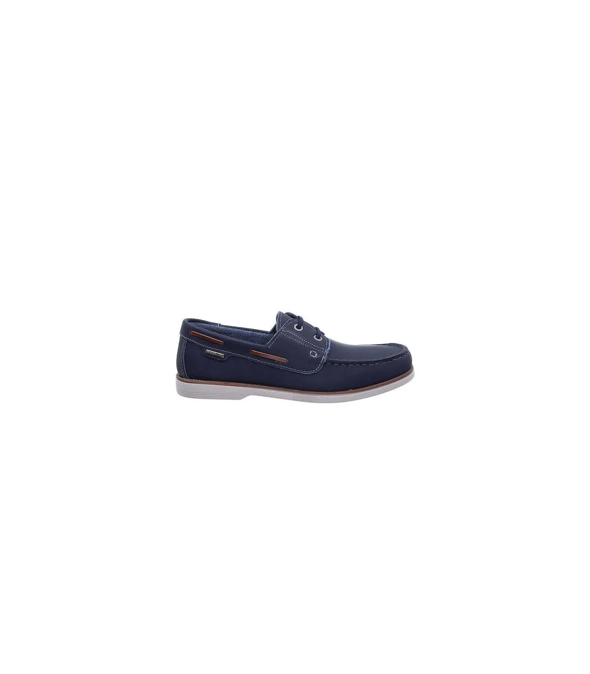 Pegada Mens Leathear Boat Shoes -Blue 141902-04