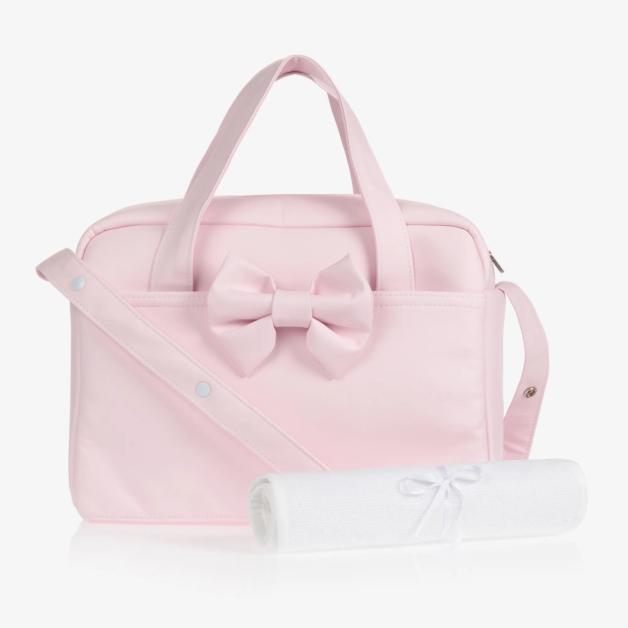 Pink Bow Changing Bag (38cm)