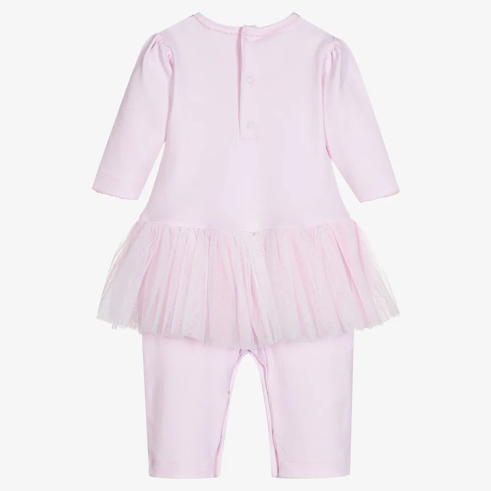 Pink Buds Pima Cotton Romper