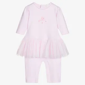 Pink Buds Pima Cotton Romper