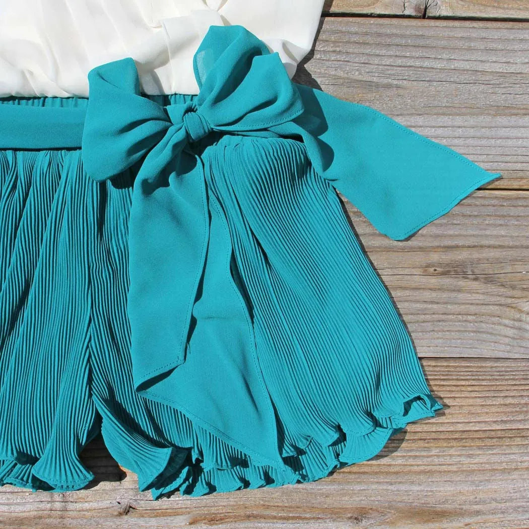 Pintucks & Chiffon Romper