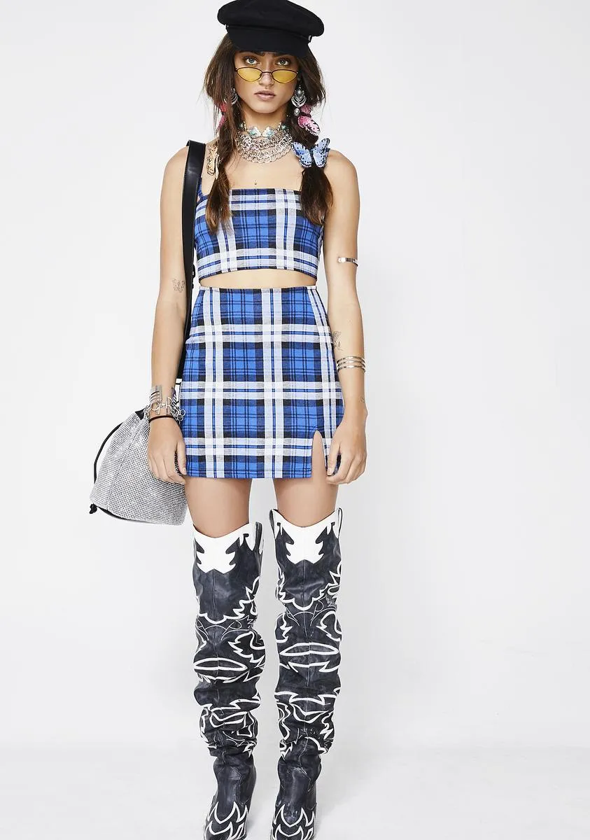 Plaid Dina Skirt-