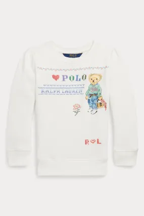 Polo Ralph Lauren Kids 3-4 Ya Kz ocuk Polo Bear Sweatshirt