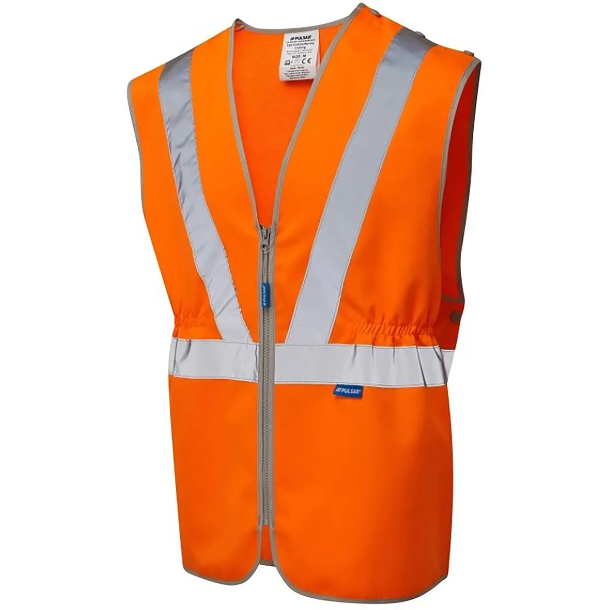 PULSAR PR145 Orange Pull-Apart Hi-Vis Vest XL