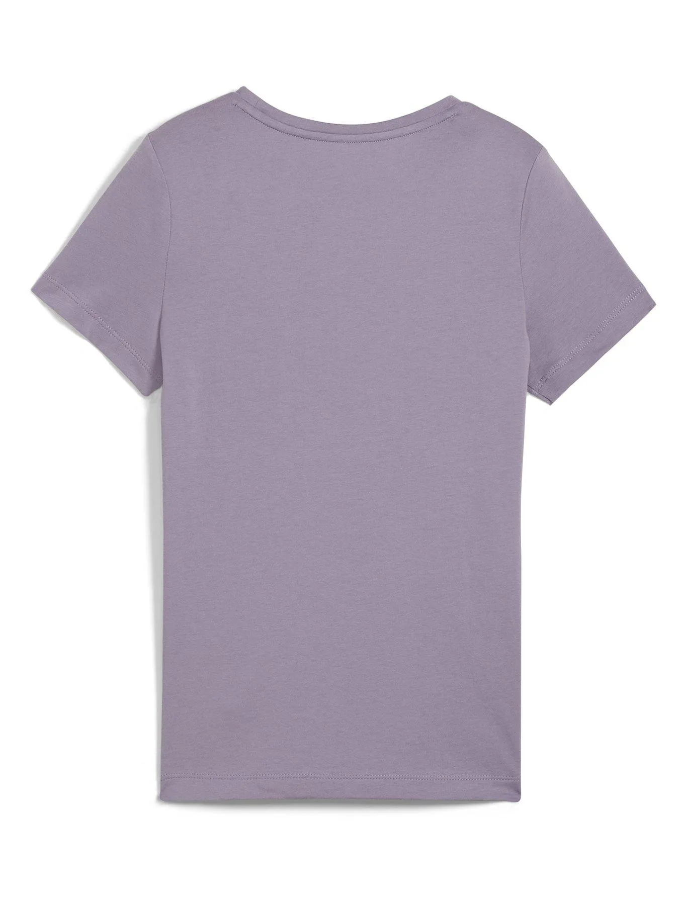 Puma Girls Essentials Logo Tee - Purple