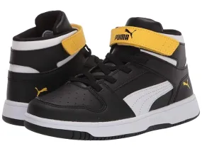 PUMA Kids Puma Kids Rebound Layup Synthetic Leather Hook and Loop Sneakers (Little Kid)