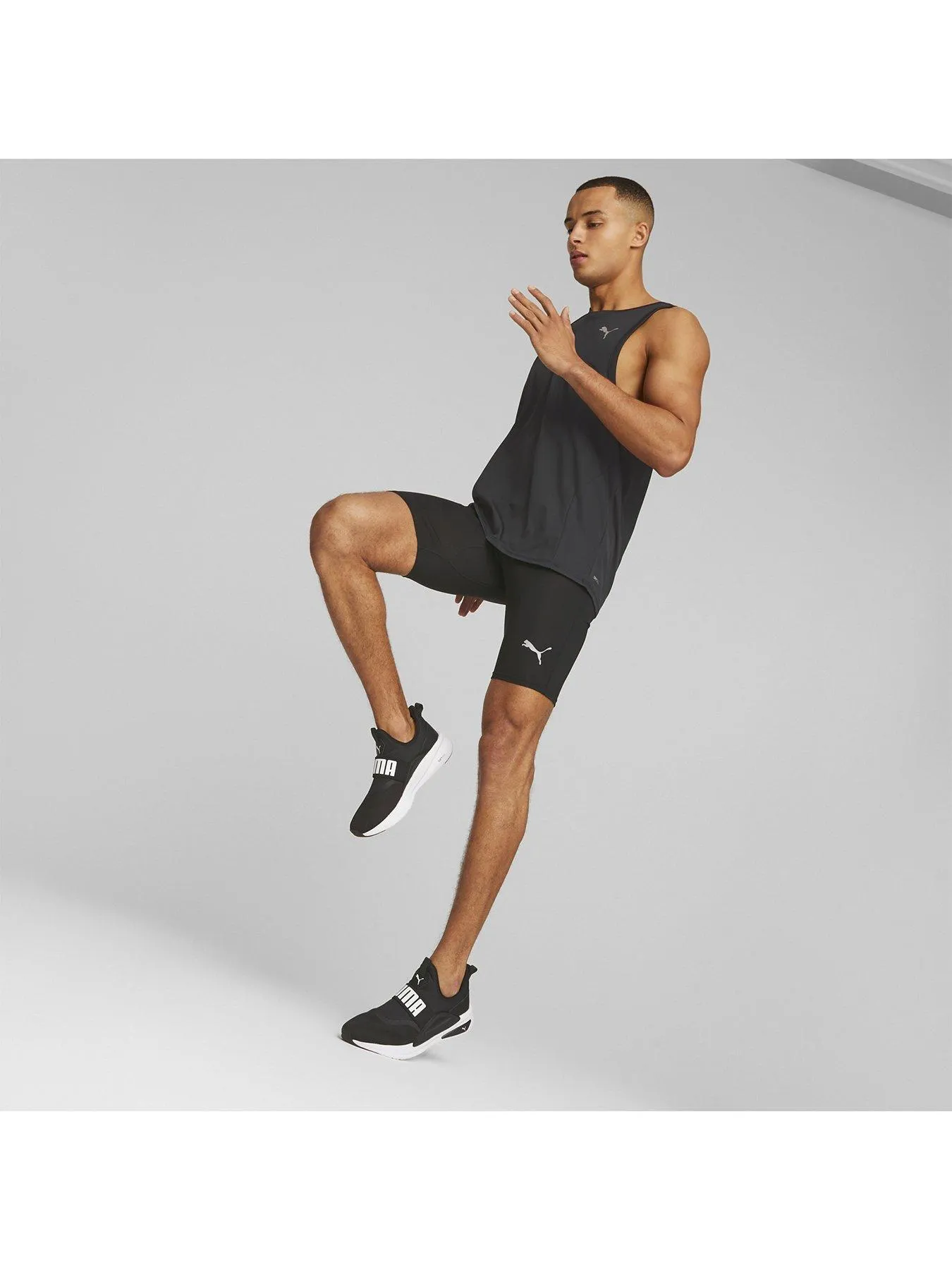 Puma Mens Running Favorite Singlet - Black