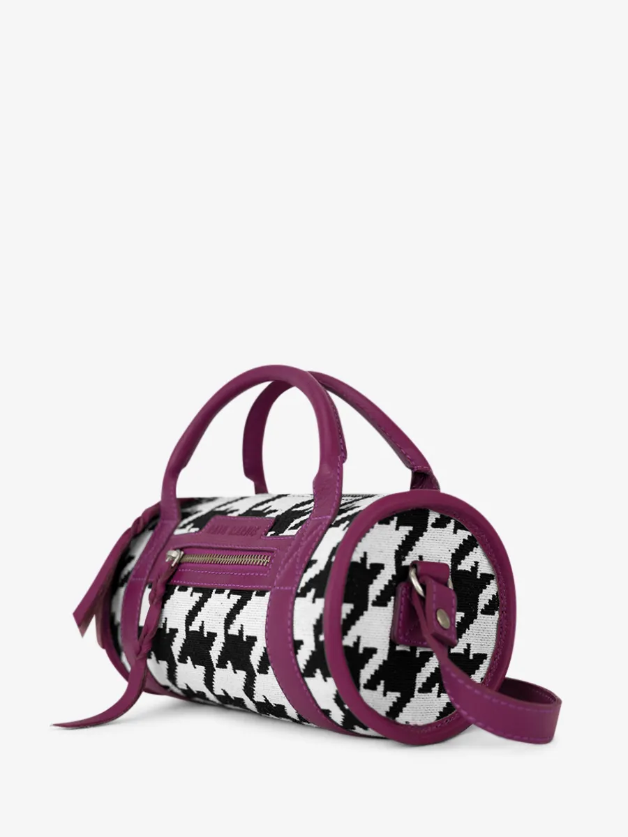 Purple Leather Cross-body Bag for Women - Charlie Allure Zinzolin | PAUL MARIUS