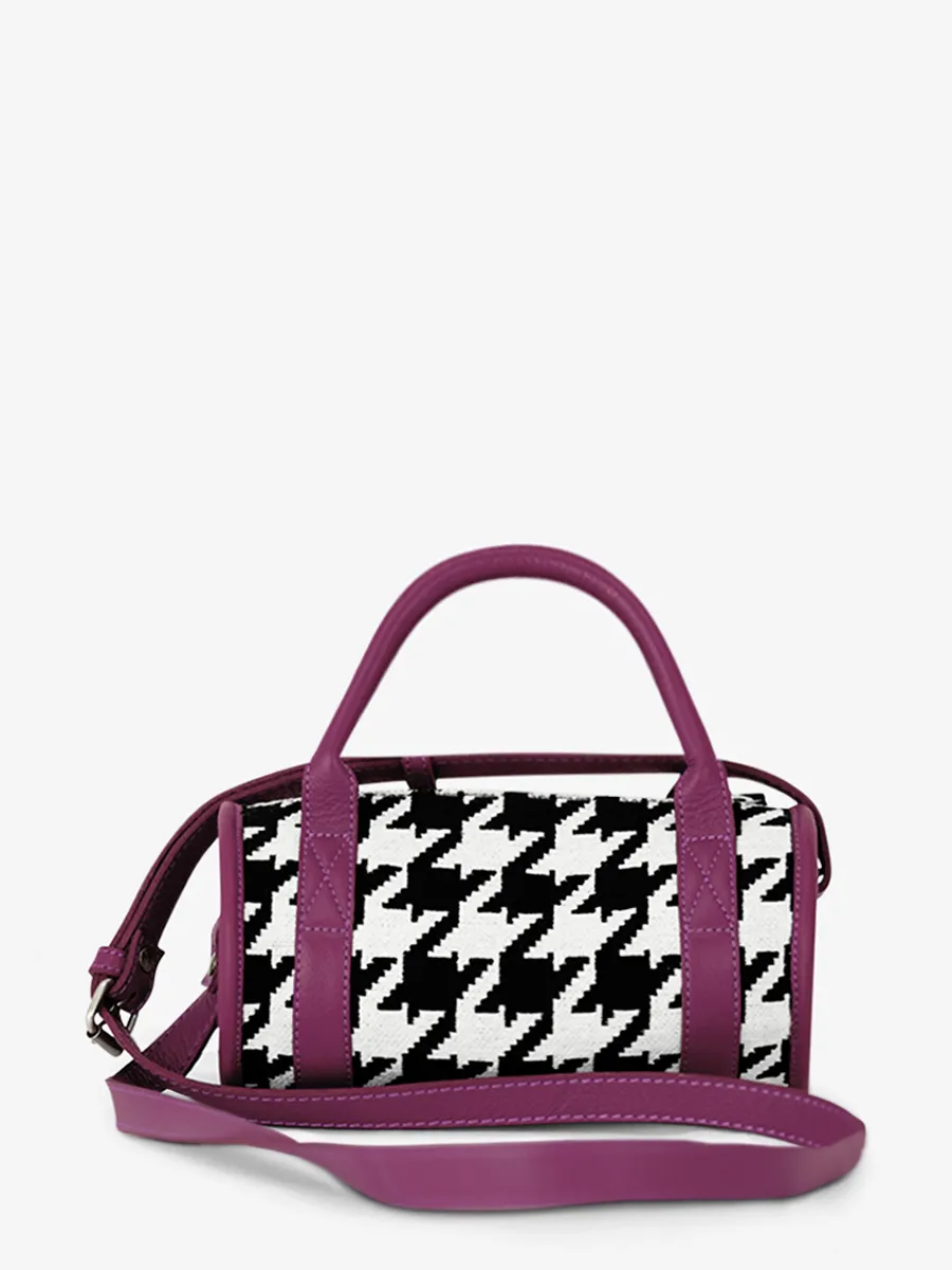 Purple Leather Cross-body Bag for Women - Charlie Allure Zinzolin | PAUL MARIUS