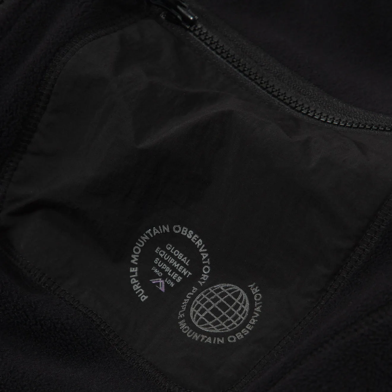 Purple Mountain Observatory Micro Fleece Black