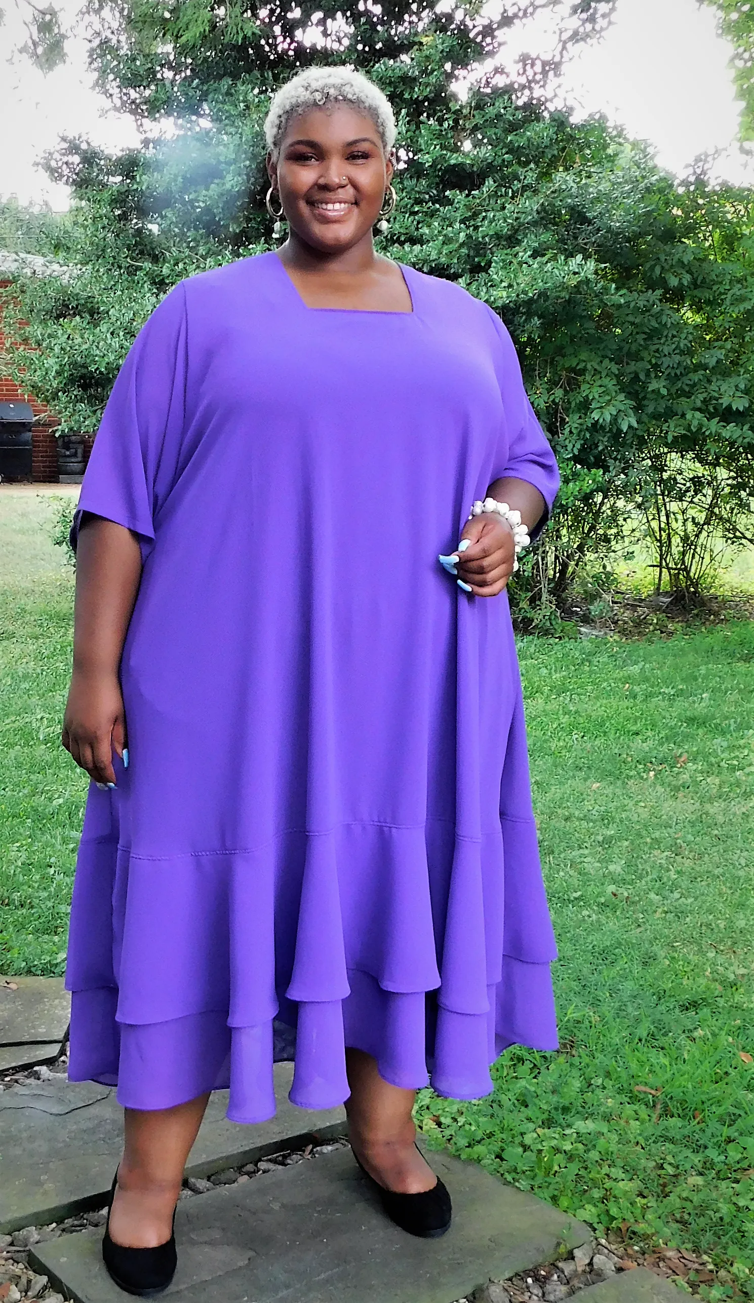 Purple Swing Dress