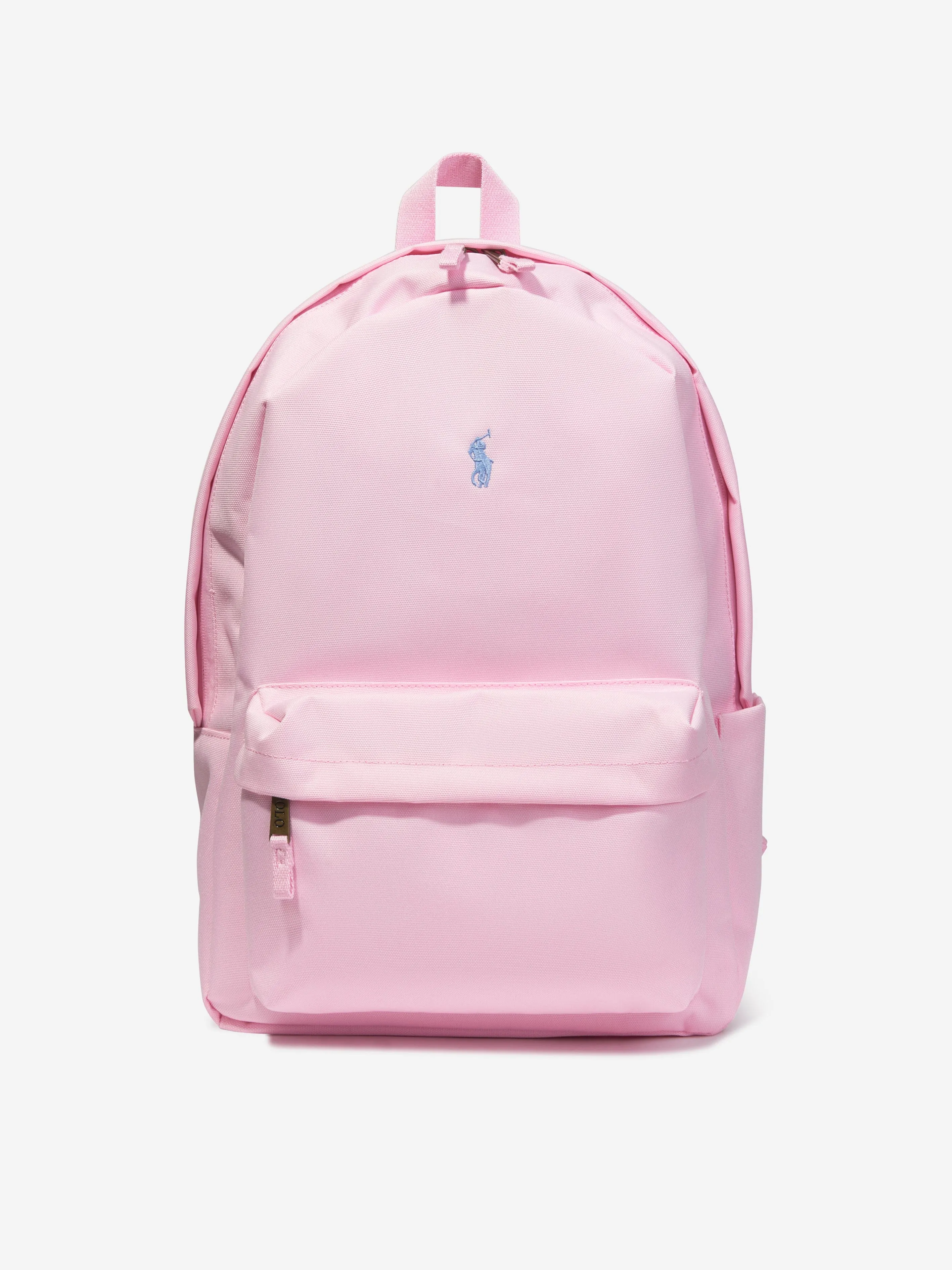 Ralph Lauren Girls Logo Backpack in Pink