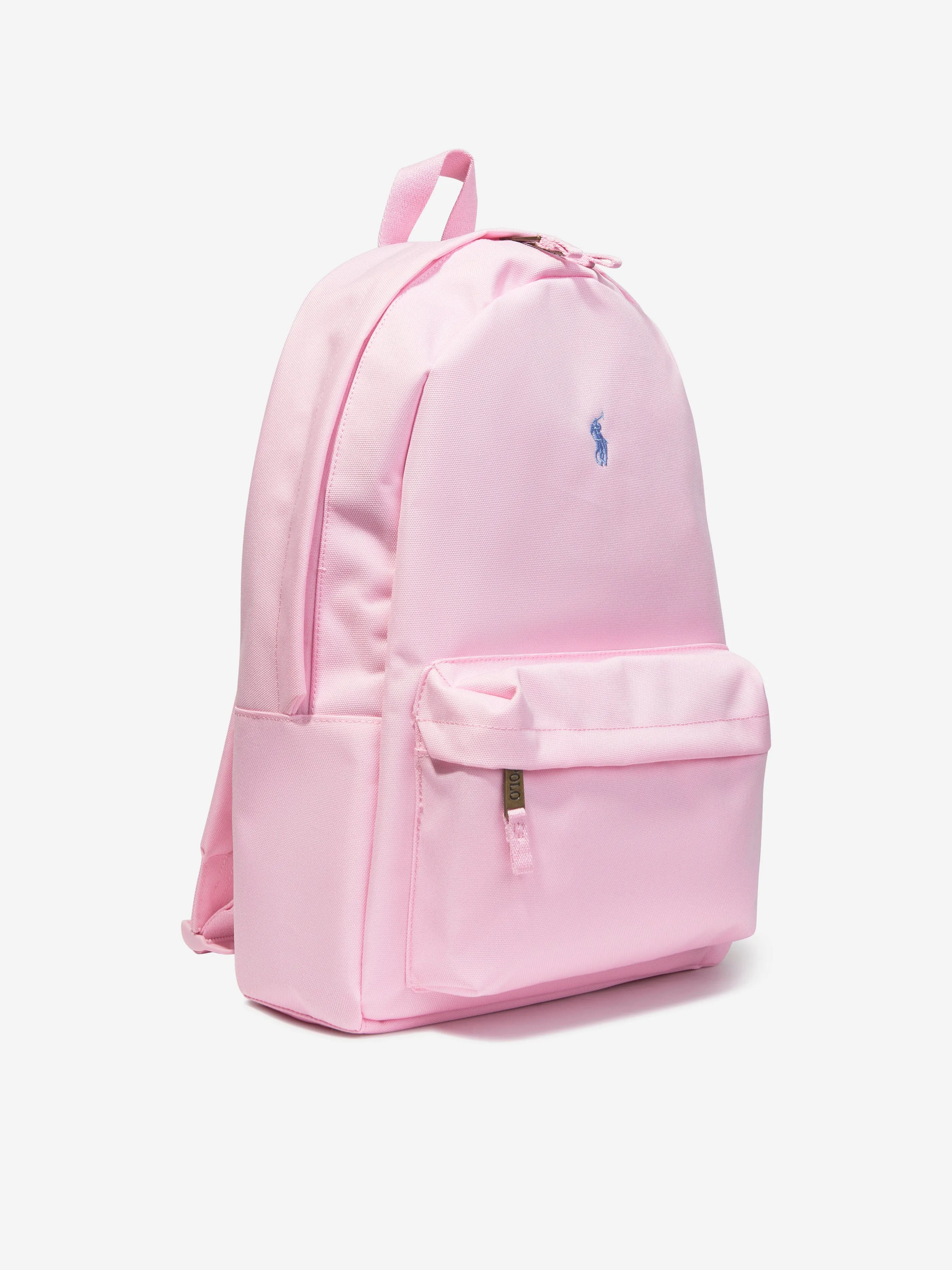 Ralph Lauren Girls Logo Backpack in Pink