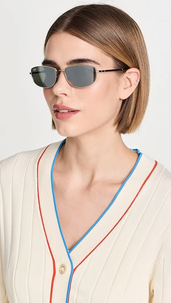 Ray-Ban   RB3732 Rectangular Sunglasses 