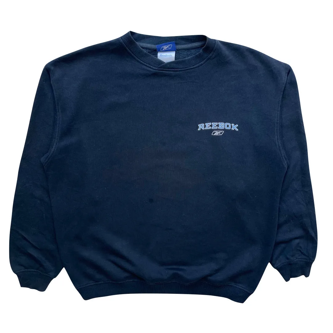 Reebok Faded Black / Navy Blue Sweatshirt