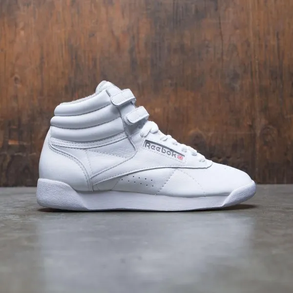 Reebok Women Freestyle Hi (white / carbon / red / grey)