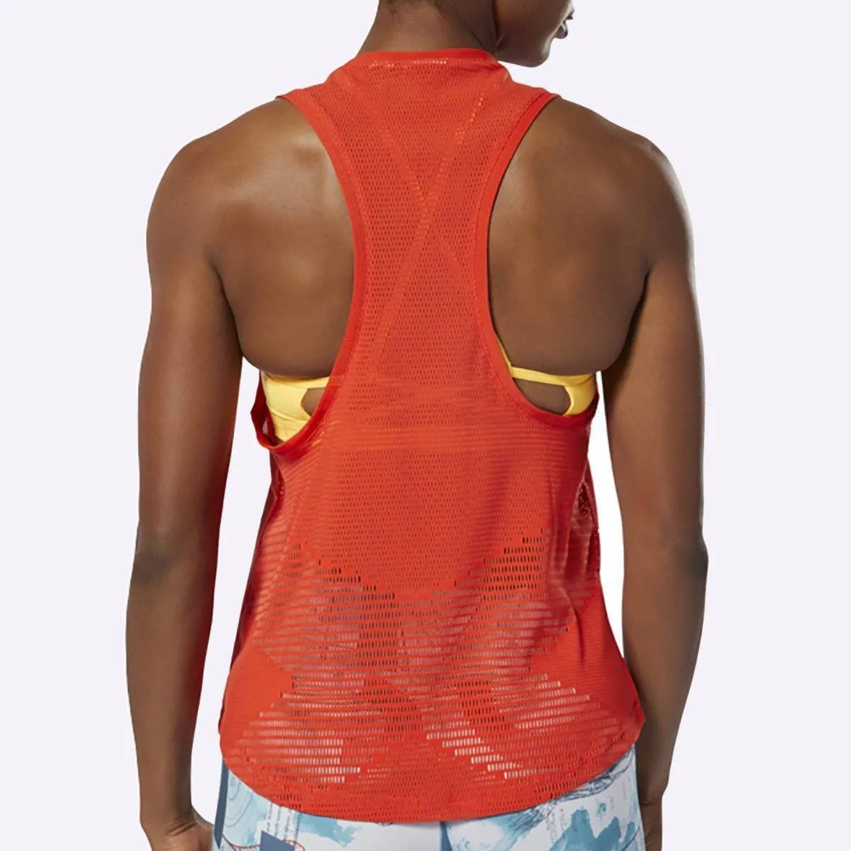 Reebok - Women's CrossFit Jacquard Tank Top - Canton Red