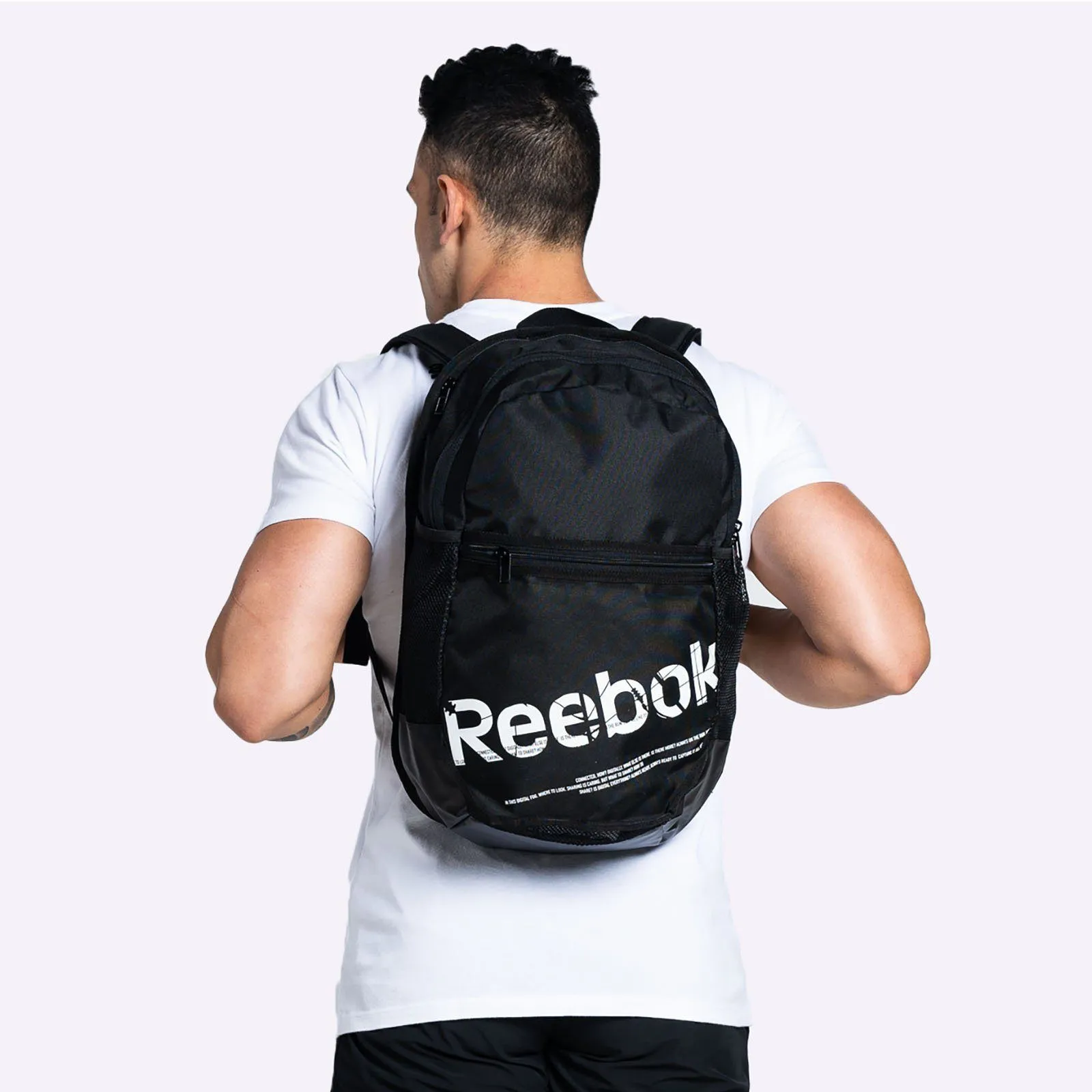 Reebok - Workout Ready Active Graphic Backpack - Black