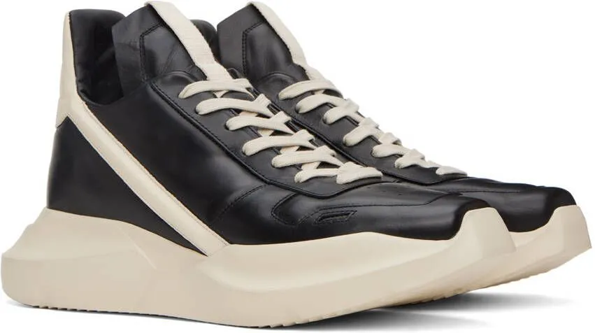 Rick Owens Black Geth Sneakers