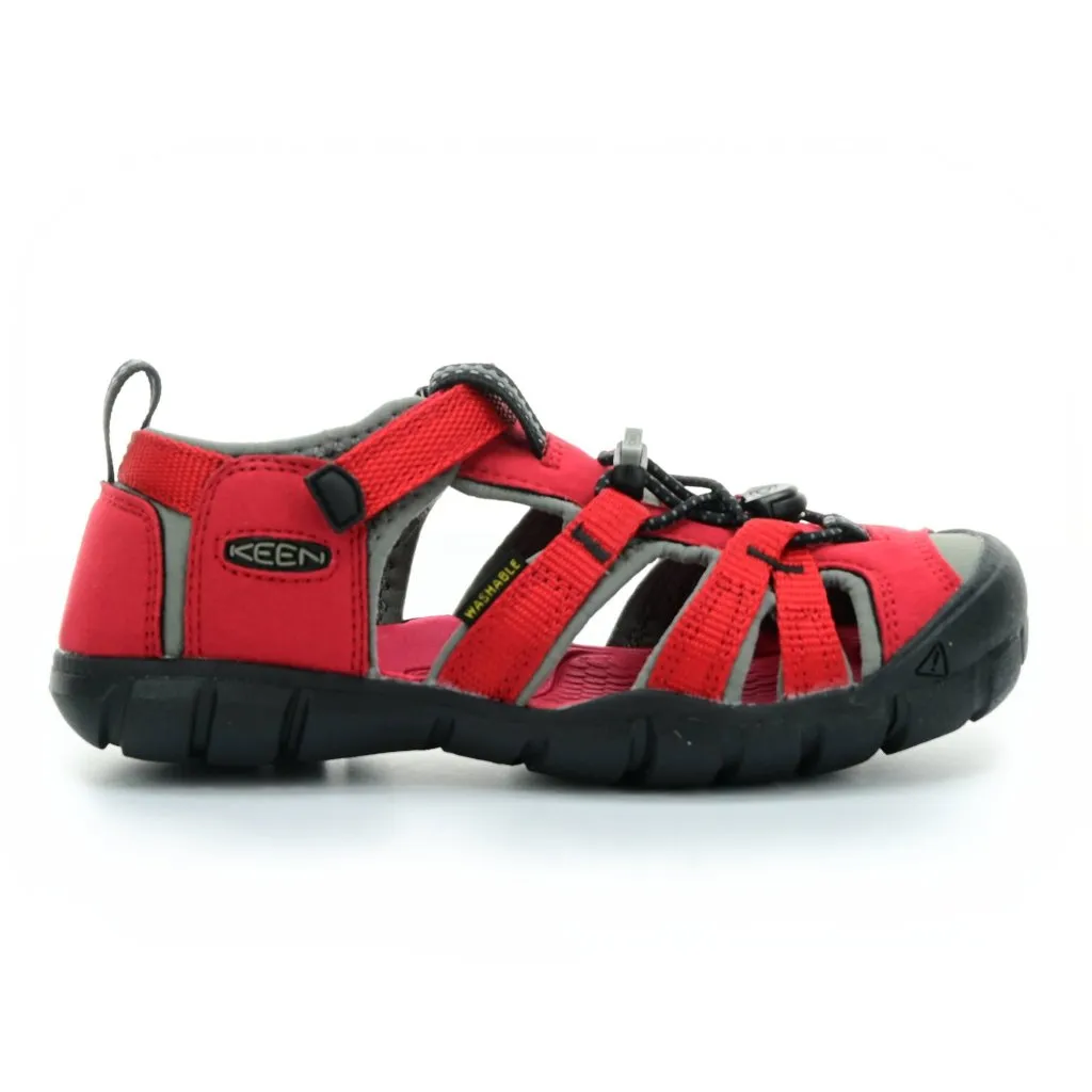 sandals Keen Seacamp II Racing Red/Gargoyle (CNX)