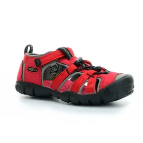 sandals Keen Seacamp II Racing Red/Gargoyle (CNX)