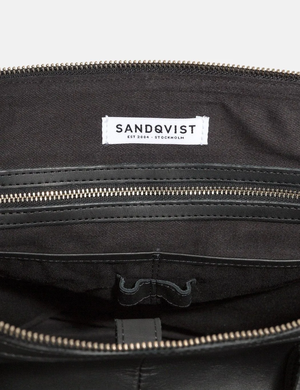 Sandqvist Holly Weekend Bag (Leather) - Black