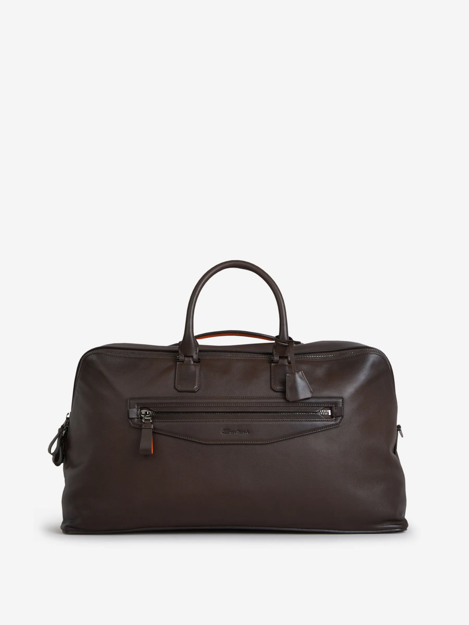 Santoni Weekend Leather Bag 