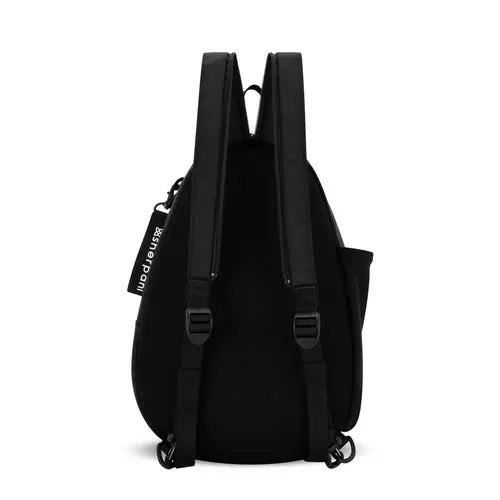 Sherpani Wayfarer Convertible Sling Backpack in Raven Black