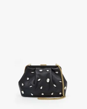 Sissy Bag - Black Nappa/Stones