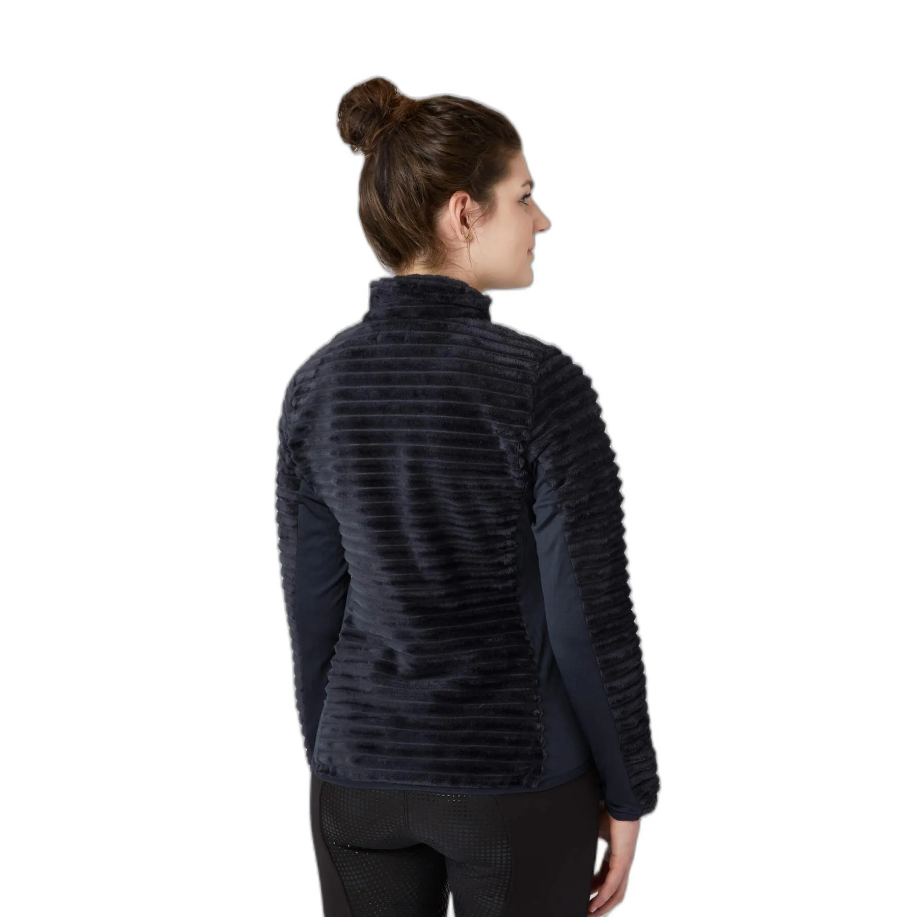 Striped fleece for women Horze Della