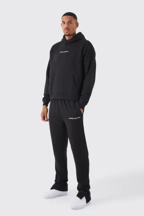 Tall Oversized Boxy Split Hem Tracksuit