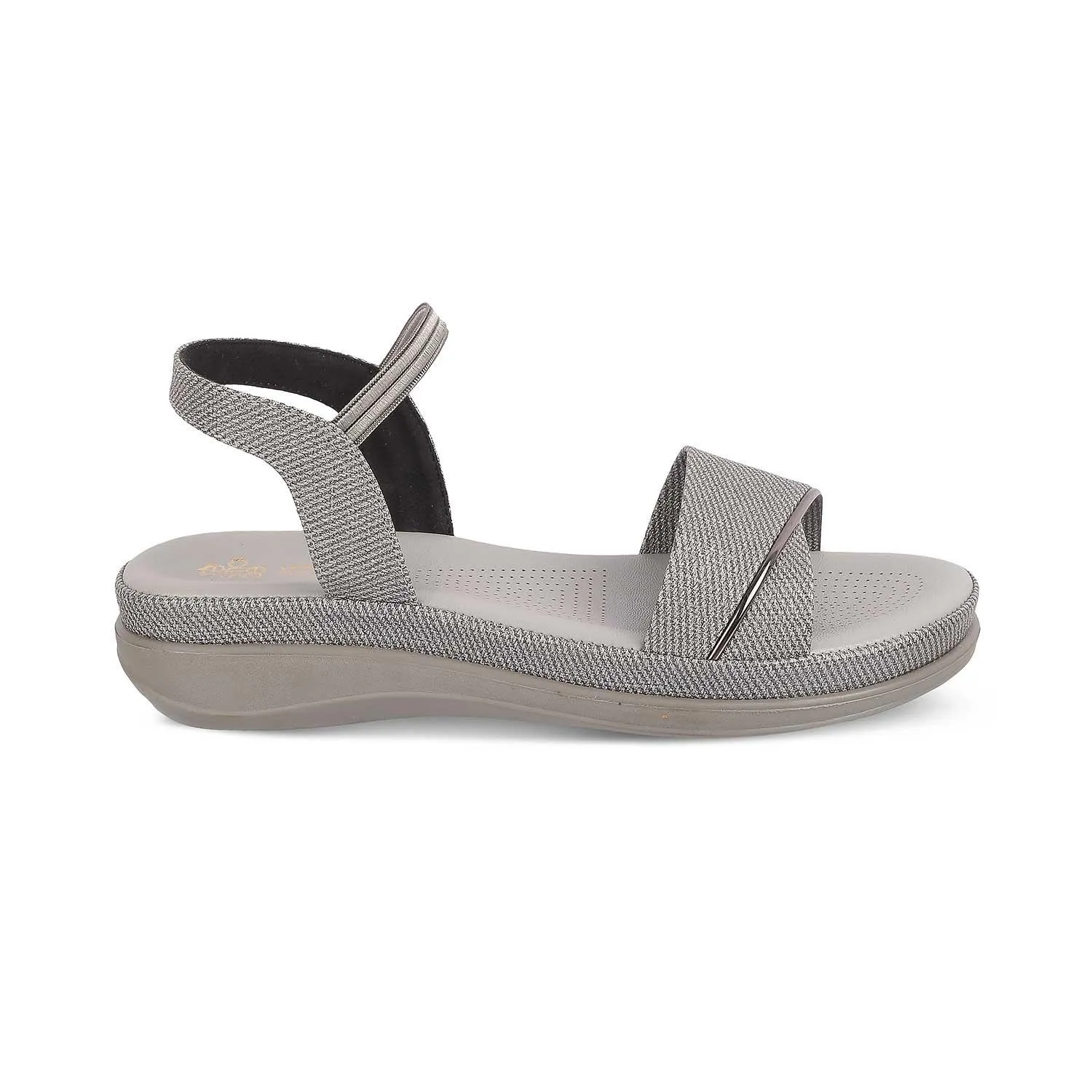 The Linz Grey Women's Casual Wedge Sandals Tresmode