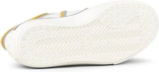 Tod's Automobili Lamborghini logo-debossed low-top sneakers White