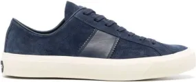 TOM FORD Cambridge logo-patch sneakers Blue