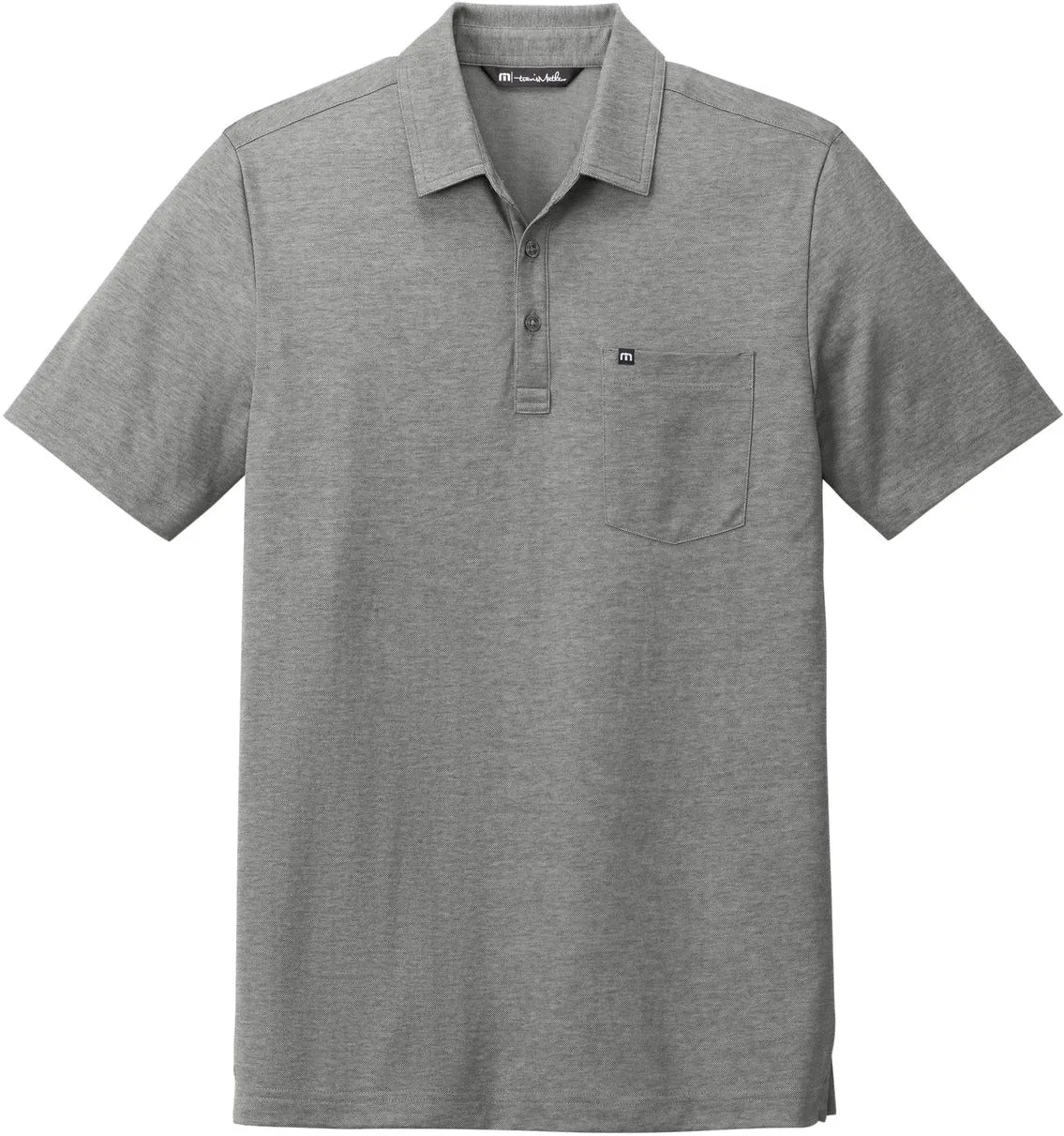 TravisMathew Oceanside Heather Pocket Polo