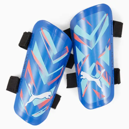 ULTRA Light Strap Football Shin Guards | Bluemazing-Electric Peppermint | PUMA SHOP ALL PUMA | PUMA 