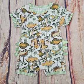 UP BABY DINO ROMPER