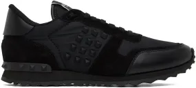 Valentino Garavani Black Rockstud Sneakers