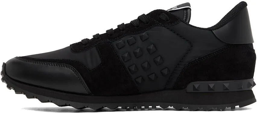 Valentino Garavani Black Rockstud Sneakers