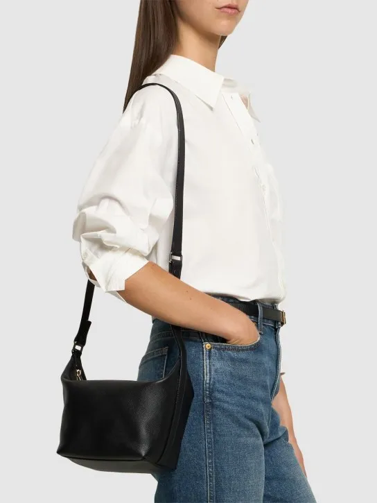 Valextra   Mochi leather top handle bag 