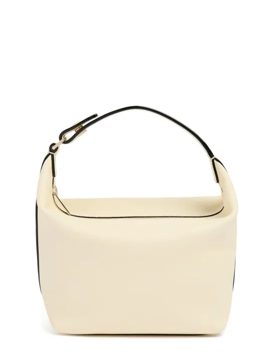 Valextra   Mochi leather top handle bag 