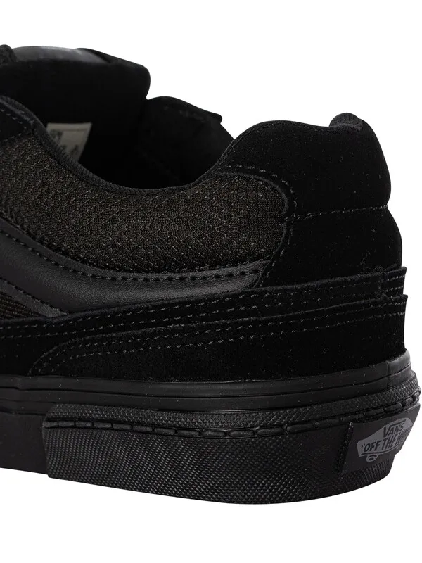 Vans Caldrone Suede/Mesh Trainers - Black/Black