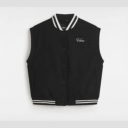 Vans PIPER STADIUM VEST (BLACK) WOMEN BLACK