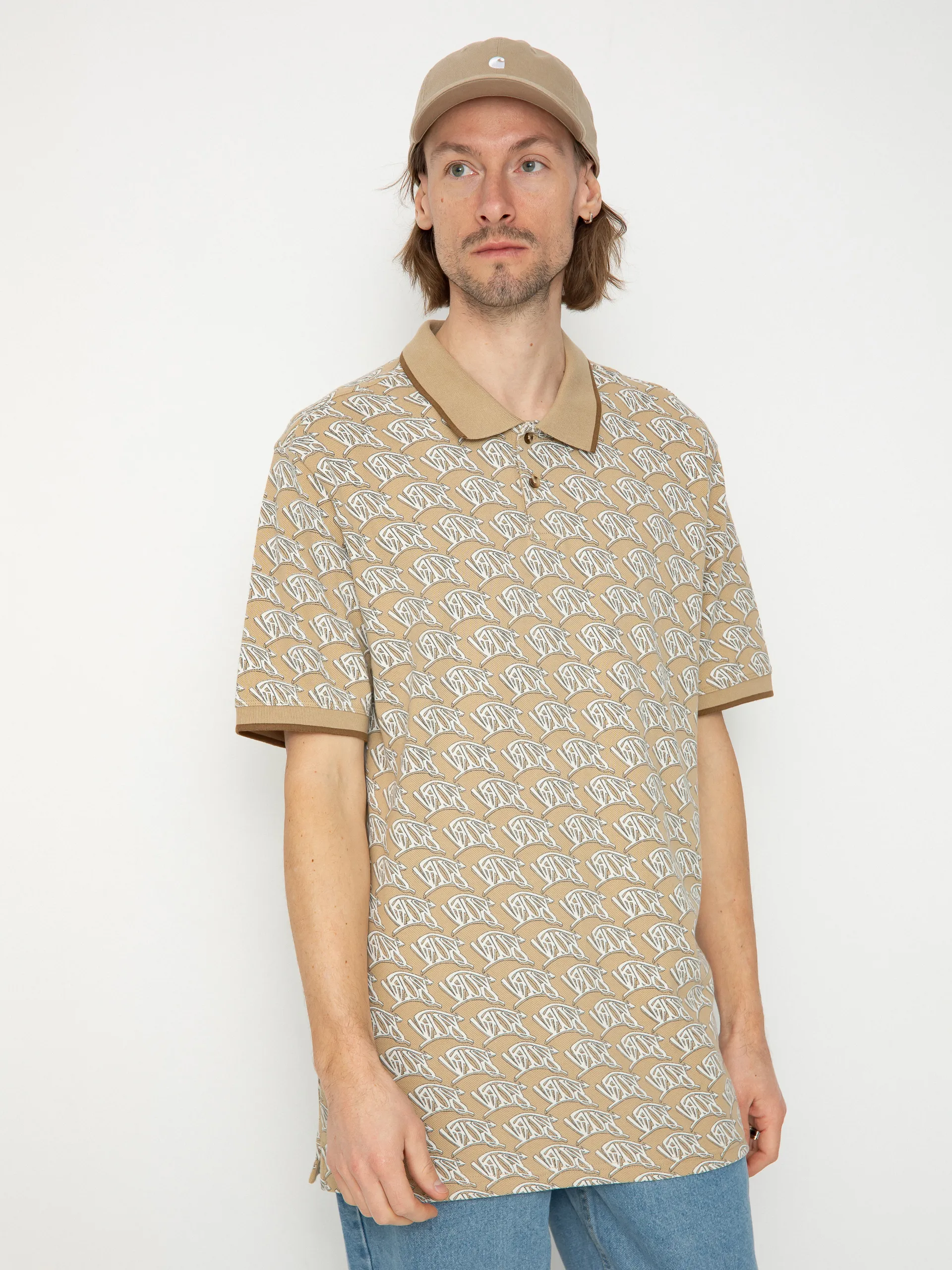 Vans Polo T-shirt Lewis Mills (incense)