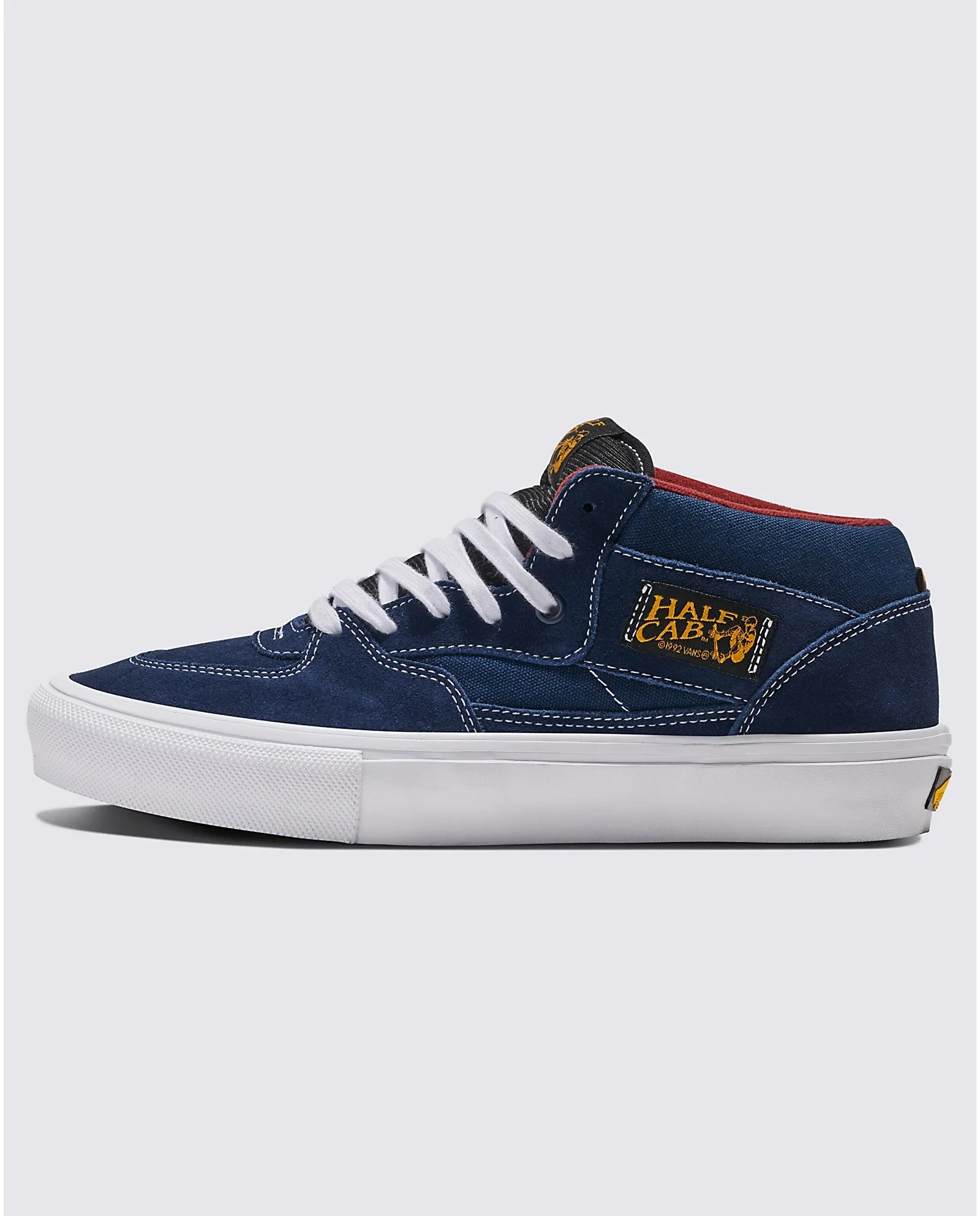 Vans Skate Half Cab Shoe - Navy/Burgundy